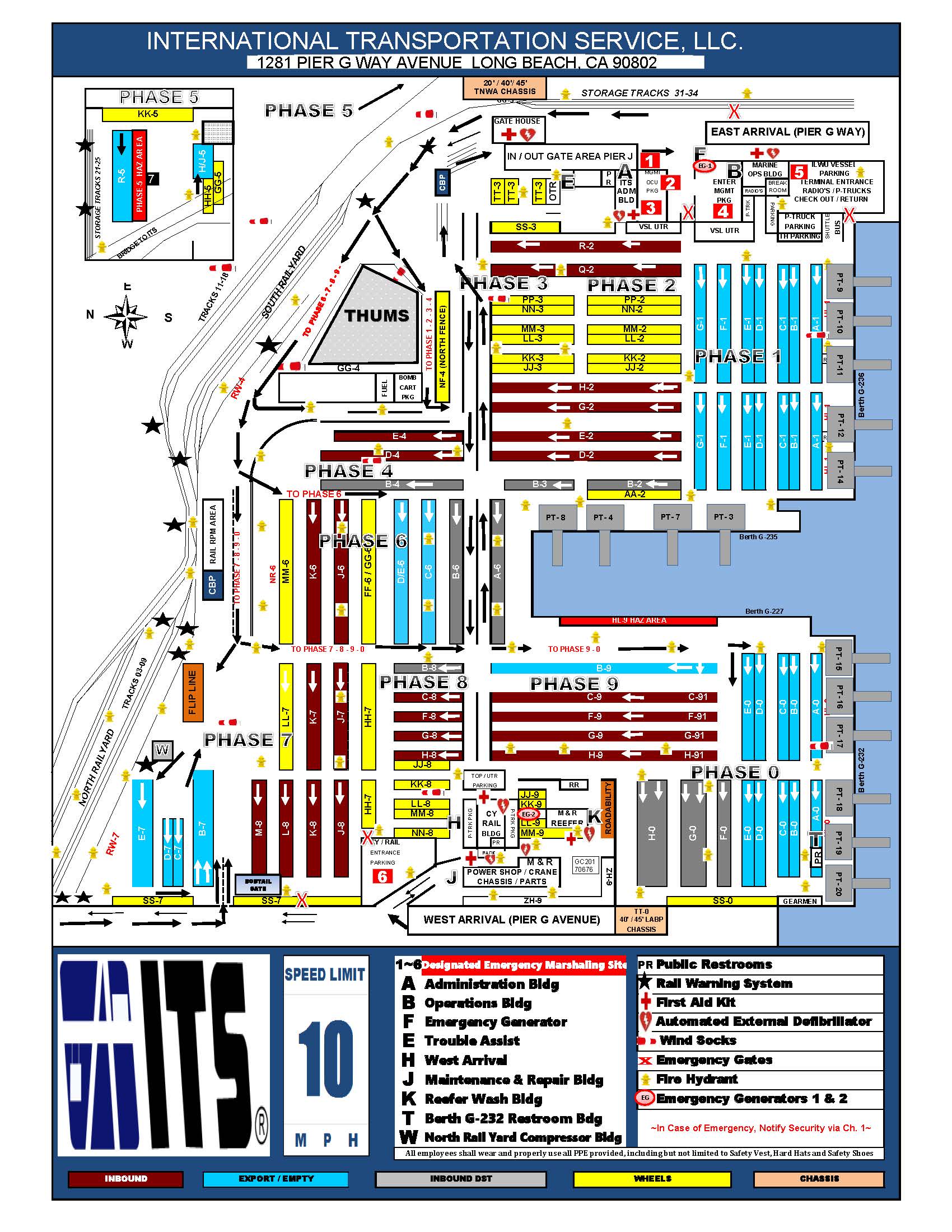 Yard Map - International Transportation Service, LLC.